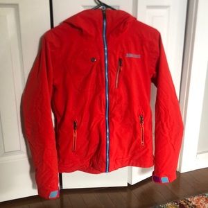 Womens insulated Marmot brand ski jacket.
